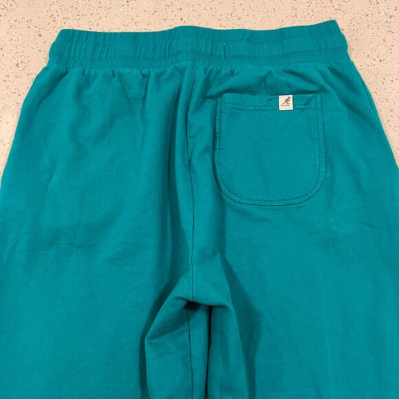 Vintage KANGOL Born British Recycled Fabric Teal Sweatpants | Size Large - Picture 7 of 16